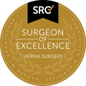 SRC surgeon of excellence in hernia surgery seal